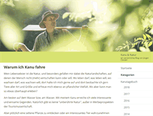 Tablet Screenshot of kanu-natur.de